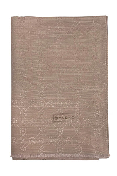 Vakko Pamuk İpek Şal - Yeni Hologram - Puslu Leylak