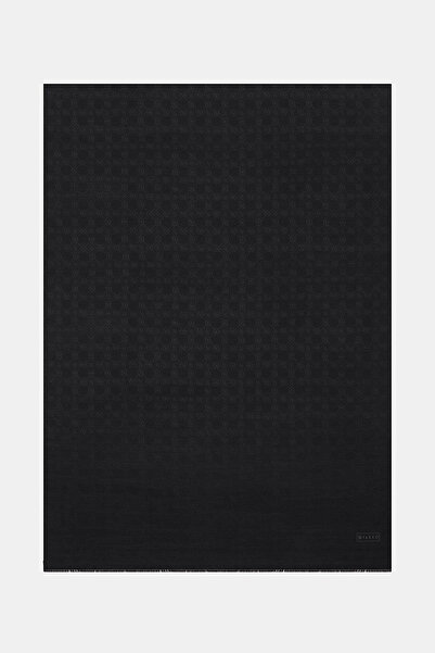 Vakko Pamuk İpek Şal - Yeni Hologram - Siyah