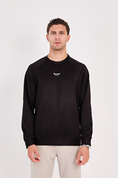 twentyfive25 Ανδρικό φούτερ με ελάχιστη στάμπα και κορδόνια - R2601