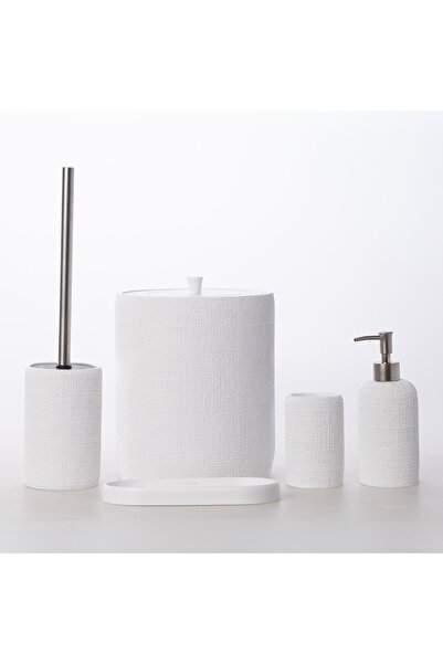 Selim طقم حمام طبيعي باللون الأبيض