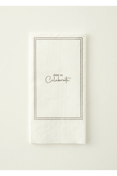 Bella Maison Celebrate 100'lü Kağıt Peçete Beyaz (33x33 cm)