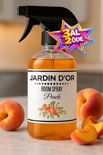 JARDIN D'OR Peach Room Spray Şeftali Oda Spreyi 500 ml Oda Kokusu 8681529300523