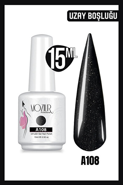 MOZIUR Kalıcı Oje Uv Led A108 (SİMLİ SERİSİ) 15ml
