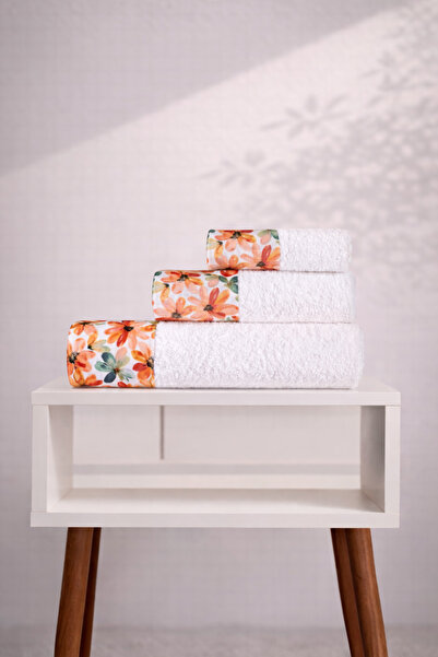 Ellia Soft Set de prosoape Dubai Bloom bumbac 100% din 3 piese, cutie cadou, ...