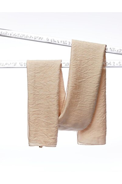 Kayra Monogram Jakarlı Viskon Dokuma Şal Bej