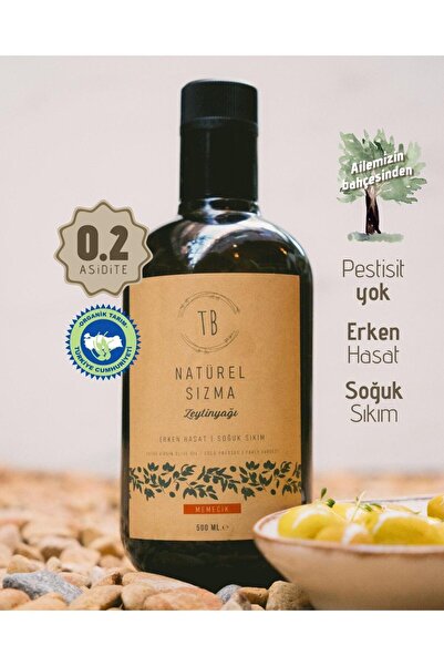 TB Olives 500 ml MEMECİK ERKEN HASAT SOĞUK SIKIM ZEYTİNYAĞI