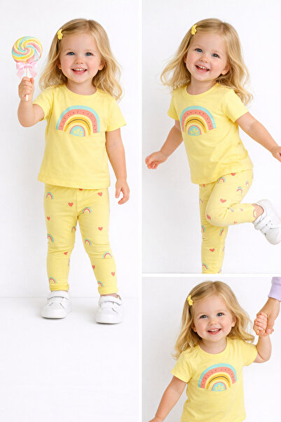 GMG Baby مجموعة فروتي ألت توب مكونة من قطعتين باللون الأصفر