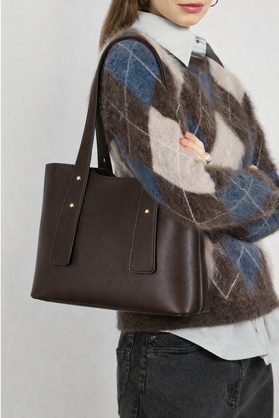 Housebags Retro Vintage Fermuarlı, Ayarlanabilir Omuz Askılı Çanta 287