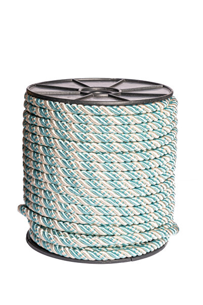 MEFAKS TEKSTİL 10 mm Örgü İpi Halat İpi – Bambu Kordon İp (1 Metre), Supla Ru...
