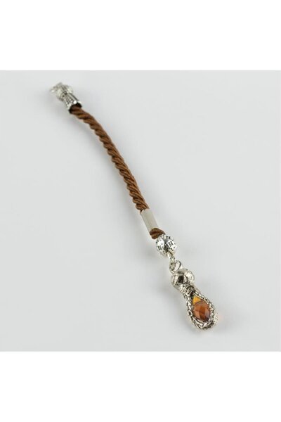 Genel Markalar NRZSNT Zirkon Taşlı ÖrmeTesbih (103009) Püskülü 1Adet-Kahverengi