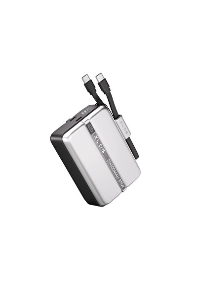 ZLOS MA20 65W 20000mAh Süper Hızlı Şarj ve Entegre Lanyard Kablo Özellikli Mi...