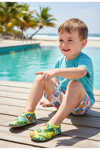 Bermody Aqua Step Baby Kids Pantofi/încălțăminte antiderapante pentru piscină...