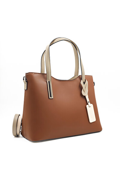 Posete Fagaras Poseta Piele Michelle - Coniac - Bej, Geanta Office din Piele ...