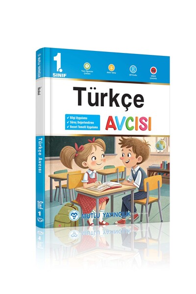 Mutlu Yayıncılık 1.sınıf Avcı Serisi Türkçe Avcısı Tek Kitap Mutlu Yayınları