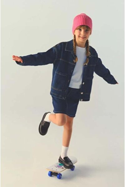 Panço KIZ BEBEK MONSTER CLUB DENİM ETEK GKPN0010