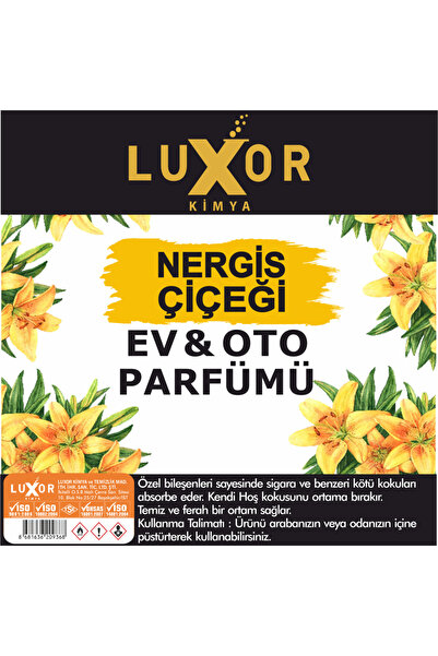 Luxor Kimya Mango Kavun & Nergis Çiçeği Oto Kokusu 400 ML x 2 Set Ev & Araç Sprey Parfüm