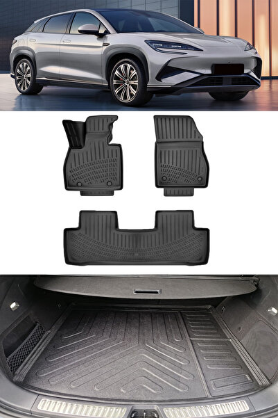 Rizline BYD Sealion 7 2025 Sonrası Uyumlu 3D Havuzlu Paspas ve 3D ÜST Bagaj H...