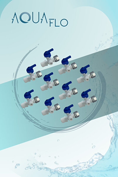 AQUAFLO Su Arıtma Cihazı İçin 1/2 Hat Alma Aparatı 10 Adet