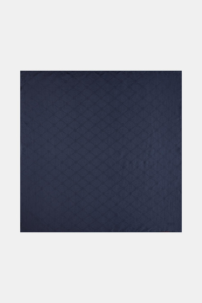 Vakko Pamuk İpek Eşarp - Hologram - Lacivert