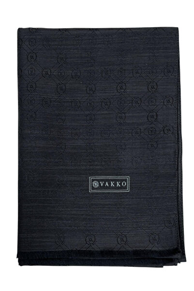 Vakko Şal din mătase de bumbac - Hologramă nouă - Afumat