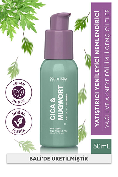 Sensatia Botanicals Yağlı ve Akne Eğilimli Genç Ciltler için Doğal Nemlendiri...