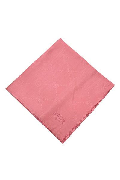 Vakko Cotton Silk Scarf - Hologram - Pink