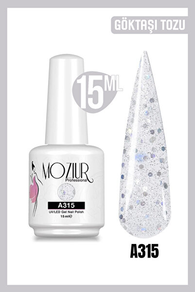 MOZIUR Kalıcı Oje Uv Led A315 (SİMLİ SERİSİ) 15ml