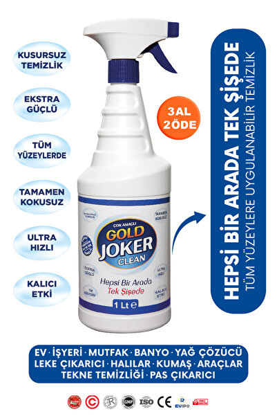 Gold Joker Clean Çok Amaçlı Temizlik Ürünü 1 LT