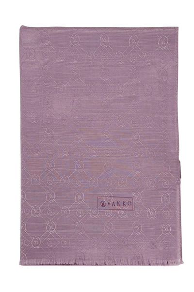 Vakko Pamuk İpek Şal - Yeni Hologram - Lavanta