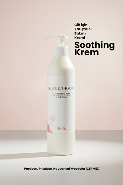 ROSE & THORNE Soothing Krem - Hassas Ciltler Için Yoğun Nemlendirici Ve Yatış...