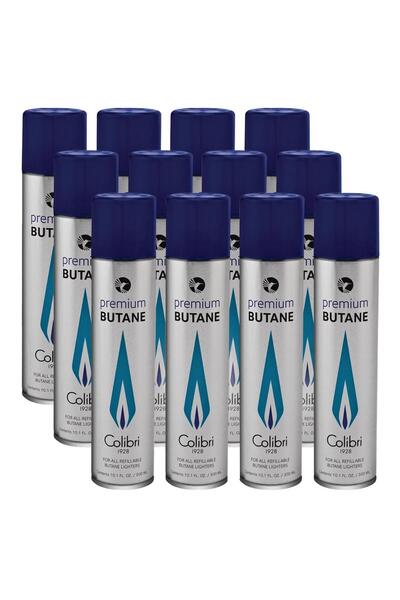 Colibri Premium Gazlı Ve Pürmüzlü Çakmaklar Için Bütan Gaz 12'li Paket