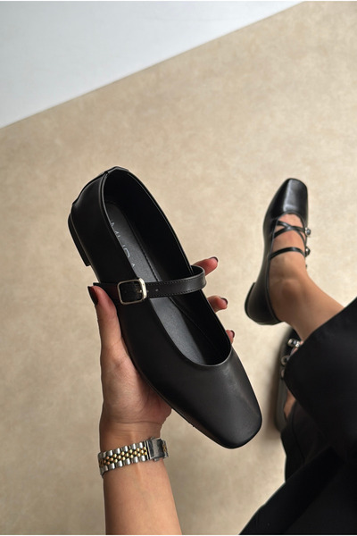 Mupa Shoes Kadın Babet SİYAH