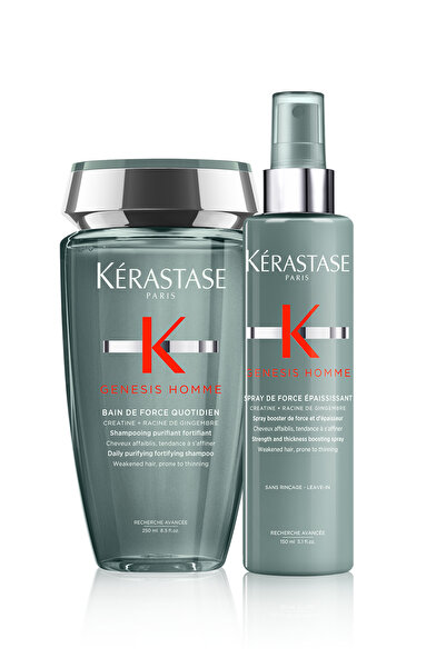 Kerastase Genesis Homme Erkeklere Özel Yoğunlaştırıcı Saç Bakım Seti