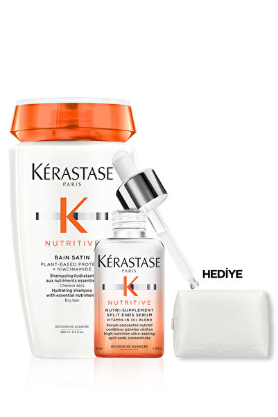 Kerastase Nutritive Kuru Saçlar Için Saç Bakım Seti - Şampuan & Serum