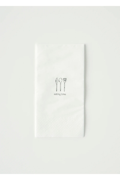 Bella Maison Eating Time 100'lü Peçete Beyaz (33x33 cm)