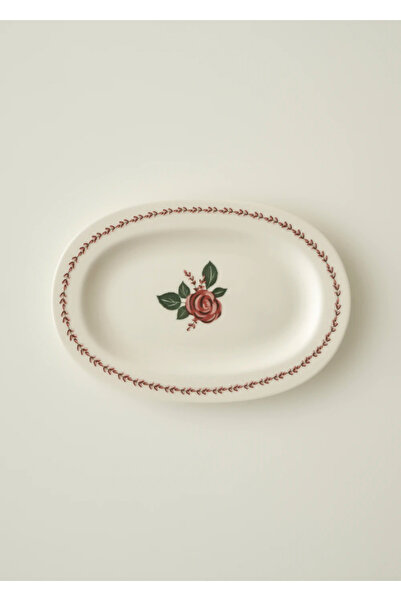 Bella Maison Rose Porselen Sunum Tabağı (25 cm)