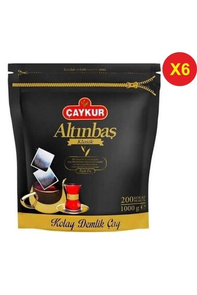 Çaykur Altınbaş Klasik Siyah Kolay Demlik Poşet Çay 200 X 5 G