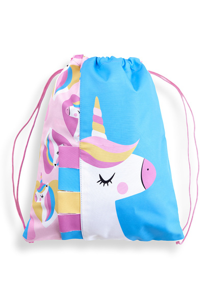 Denokids Τσάντα παραλίας για κορίτσια Αδιάβροχο σακίδιο πλάτης Μονόκερος