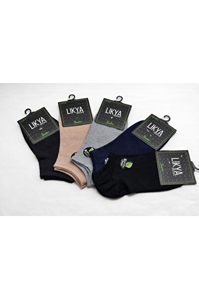 Likya ERKEK BAMBU DİKİŞSİZ ÇORAP 5 Lİ