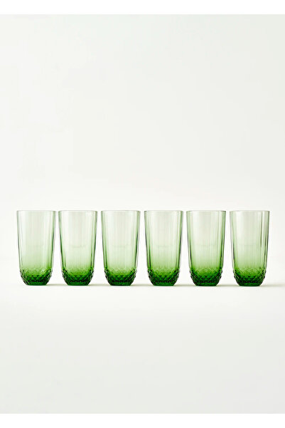 Bella Maison Pahar pentru băuturi răcoritoare Colore Kesme, set de 6, verde (...