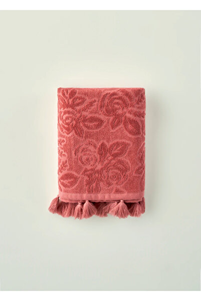 Bella Maison 100% Cotton Rose Jacquard Hand Towel Plum (30X50 cm)
