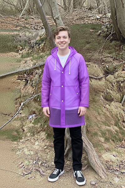 Mollycrush Unisex Raincoat – Lightweight Waterproof Long Raincoat with Hood