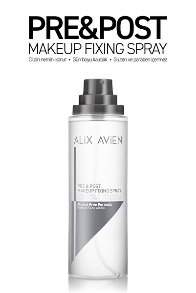 Alix Avien Pre&Post Makeup Fixing Spray - Makyaj Öncesi ve Sonrası Makyaj Sab...