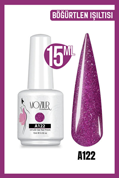 MOZIUR Kalıcı Oje Uv Led A122 (SİMLİ SERİSİ) 15ml