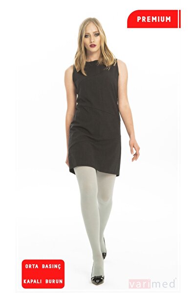 Varimed 3241 Premium Ccl2 Orta Basınç Külotlu Kapalı Burun Çorabı