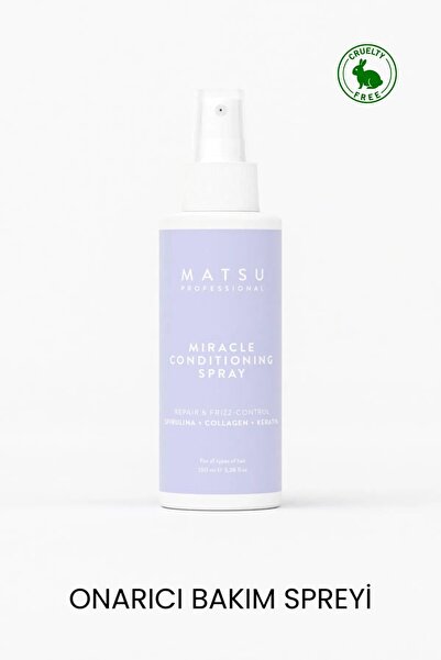 MATSU Onarım ve Kabarıklık Karşıtı Etkili Miracle Kolay Tarama Spreyi 100 ml