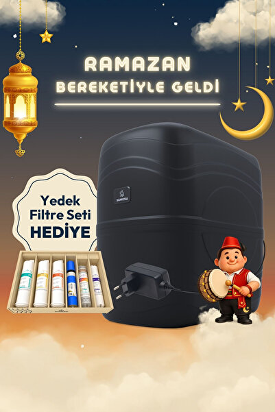 Sumosu Home Natural Pompalı Su Arıtma Cihazı - Siyah