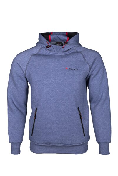 Cresta Erkek Lacivert Kapüşonlu Sweatshirt