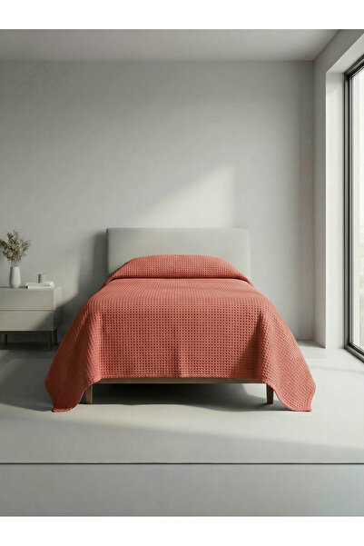 Muteks Premium %100 Pamuk Tek Kişilik Yazlık Pike, Yatak Örtüsü, Terletmez Ku...