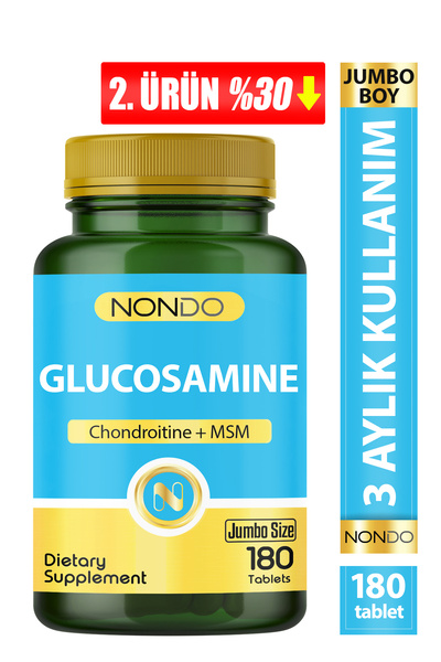 Nondo Glucosamine 180 Tablet (Jumbo Boy 3 Aylık Kullanım)